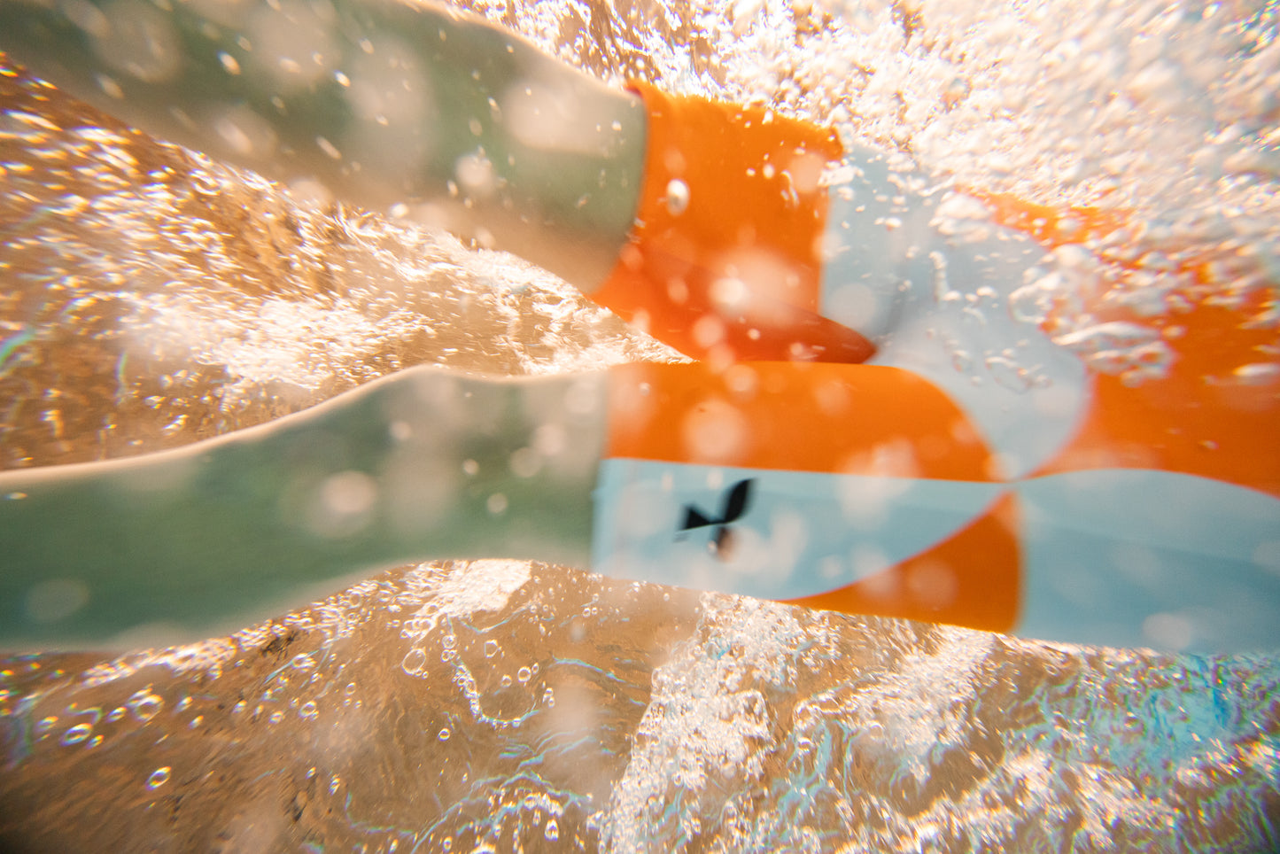 Badebukse gutt: Talent TAME (Oransje)